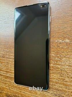 1TB Samsung Galaxy S10+ Plus G975U1 (Factory Unlocked) White TINY SPOT ON LCD