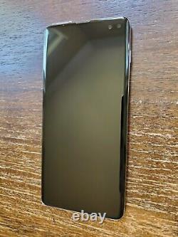 1TB Samsung Galaxy S10+ Plus G975U1 (Unlocked/AT&T) Ceramic Black SPOT ON LCD