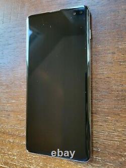 1TB Samsung Galaxy S10+ Plus SM-G975U (Unlocked/AT&T) Ceramic Black LCD BURN