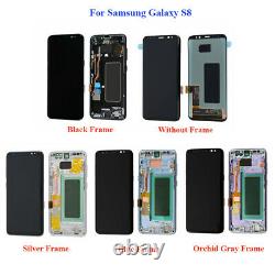AAA+ OLED Display LCD Touch Screen Digitizer+Frame For Samsung Galaxy S8 S8 Plus