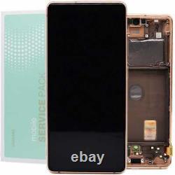 AMOLED Touch Screen For Samsung Galaxy S20 FE 5G G781 Replacement Chassis Orange