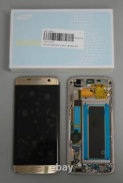 Display LCD Originale SAMSUNG Touch Screen + FRAME Per Galaxy S7 EDGE Gold g935f