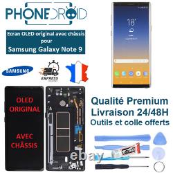 Écran complet LCD + Tactile Samsung Galaxy Note 9 OLED + Outils, stock FR