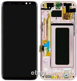 Écran complet LCD + Tactile Samsung Galaxy S8/S8 Plus OLED + Outils, stock FR