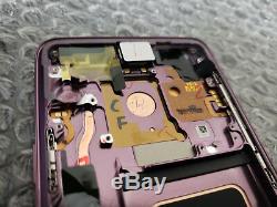 Fair Samsung Galaxy S9 Plus G965U G965 LCD Digitizer Frame Lilac Purple