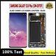For Samsung Galaxy S10 Plus (sm-g975f) Glass Change With Frame Lcd Screen Black