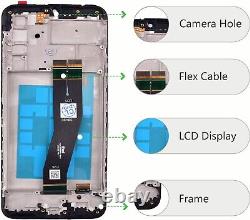 For Samsung Galaxy A02S SM-A025F LCD Display Touch Screen Digitizer +Frame Black