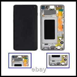 For Samsung Galaxy S10 / SM-G973F Black Display Screen Touch Replacement LCD
