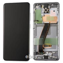For Samsung Galaxy S20 SM-G980 SM-G981 LCD Display Touch Screen Replacement Gray