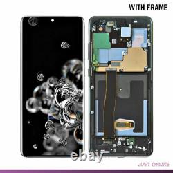 For Samsung Galaxy S20 Ultra 5G G988 Genuine OLED AMOLED LCD Screen + Frame UK