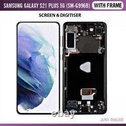 For Samsung Galaxy S21 Plus 5G G996 Genuine OLED AMOLED LCD Screen Display+Frame