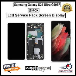 For Samsung Galaxy S21 Ultra / SM-G998F Black Screen Touch Replacement LCD