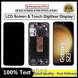 For Samsung Galaxy S23 Plus S916B Replacement Lcd Screen in Black GH82-30476A