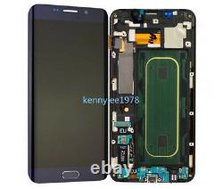 For Samsung Galaxy S6 Edge plus G928F LCD Display+Touch Screen+frame+cover blue