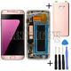 For Samsung Galaxy S7 Edge G935f Lcd Display+touch Screen +frame Rose Gold+cover