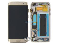 For Samsung Galaxy S7 Edge G935F LCD Touch Screen Display Digitizer + Frame Gold