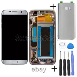 For Samsung Galaxy S7 Edge G935F LCD Touch Screen Display Digitizer+Frame Silver