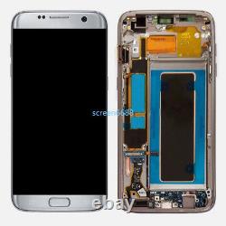 For Samsung Galaxy S7 Edge G935F LCD Touch Screen Display Digitizer+Frame Silver