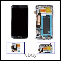 For Samsung Galaxy S7 Edge /SM-G935F BLK LCD Display Touch Digitizer Replacement