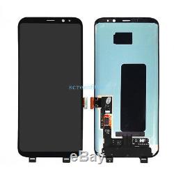 For Samsung Galaxy S8 G950 G950F LCD Display Touch screen Digitizer black+cover