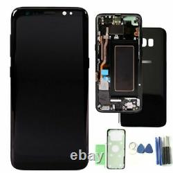 For Samsung Galaxy S8 G950 SM-G950F LCD Display Touch Screen Digitizer +Frame UK