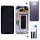 For Samsung Galaxy S8 G950f Lcd Display Touch Screen Komplett+rahmen+cover Lila