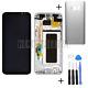 For Samsung Galaxy S8+ Plus G955f Lcd Display Touch Screen +frame Silver+cover