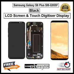 For Samsung Galaxy S8 Plus / SM-G955F Black Display Screen Touch Replacement LCD