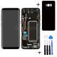 For Samsung Galaxy S8 G950f Lcd Display Touch Screen Digitizer Black+frame+cover