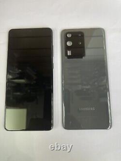 GENUINE SAMSUNG GALAXY S20 ULTRA G988 GREY LCD SCREEN DISPLAY With Battery Back