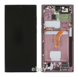 GENUINE Samsung Galaxy S22 PINK LCD Display Touch Screen Digitizer With Frame UK