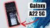 Galaxy A22 5g Display Gebrochen Und Zeigt Streifen Reparatur Anleitung