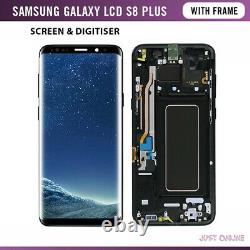 Genuine OLED For Samsung S8 Plus With Frame LCD Screen Touch Digitizer Assembly