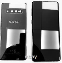 Genuine SAMSUNG GALAXY S10 G973F LCD DISPLAY SCREEN with Genuine Back (BLACK)
