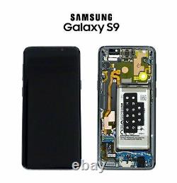 Genuine SAMSUNG Galaxy S9 G960F AMOLED LCD Screen Display Titanium Grey