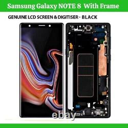 Genuine Samsung Galaxy Note 8 N950F LCD Display Touch Screen Digitizer + Frame