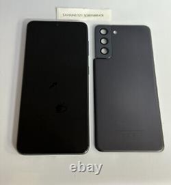 Genuine Samsung Galaxy S21 G991 Grey LCD Display Screen With Back Cover A/b
