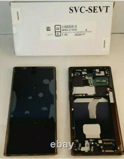 Genuine Samsung Galaxy S22 Ultra S908 Black LCD Service Pack Screen Display
