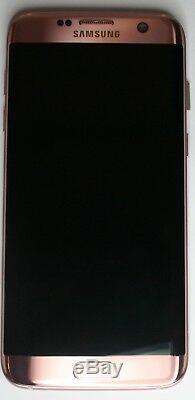 Genuine Samsung Galaxy S7 Edge G935f LCD Screen Display Rose Gold Full Housing