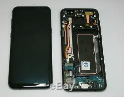 Genuine Samsung Galaxy S8 Plus G955f LCD Screen Display Digitizer Black + Frame