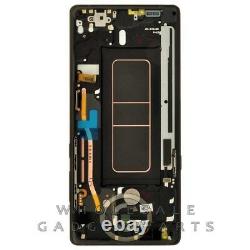 LCD Digitizer Frame Assembly for Samsung Galaxy Note 8 Midnight Black OEM Screen