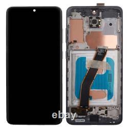 LCD Screen Assembly Frame Black For Samsung Galaxy S20 Replacement Repair UK