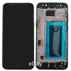 LCD Screen Assembly Frame Black For Samsung Galaxy S8 Plus Replacement Part UK