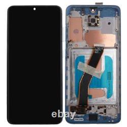 LCD Screen Assembly Frame Blue For Samsung Galaxy S20 Replacement Repair UK