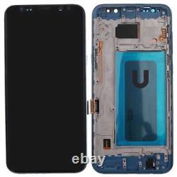 LCD Screen Assembly Frame Blue For Samsung Galaxy S8 Plus Replacement Part UK