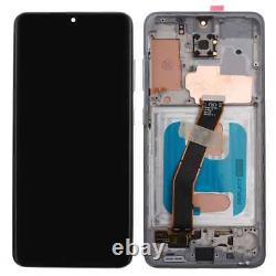 LCD Screen Assembly Frame Grey For Samsung Galaxy S20 Replacement Repair UK