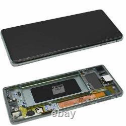 LCD Screen For Samsung Galaxy S10 Green Replacement Frame Digitizer Assembly UK