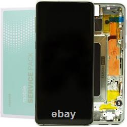 LCD Screen For Samsung Galaxy S10e Yellow Replacement Digitizer Frame Assembly