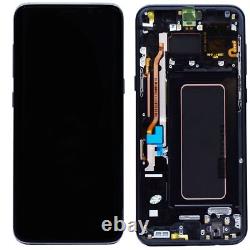 LCD Screen For Samsung Galaxy S8 G955 Black Replacement Frame Digitizer Assembly