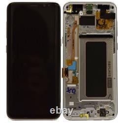 LCD Screen For Samsung Galaxy S8 G955 Gold Replacement Frame Digitizer Assembly